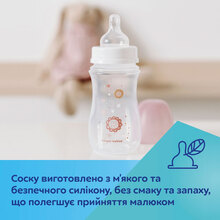 Бутылочка Canpol Babies Easystart Newborn baby Антиколиковая с широким отверстием 240 мл Pink (35/217_pin)