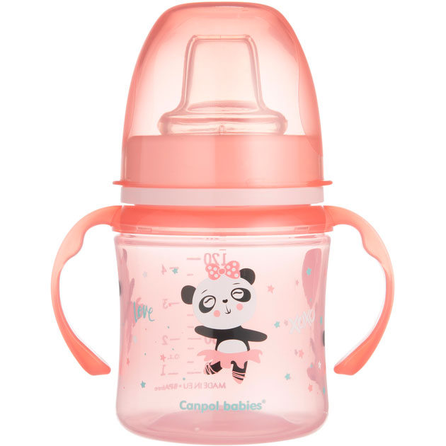 Поилка Canpol Babies EasyStart Sweet Fun 120 мл Pink (35/207_pin)