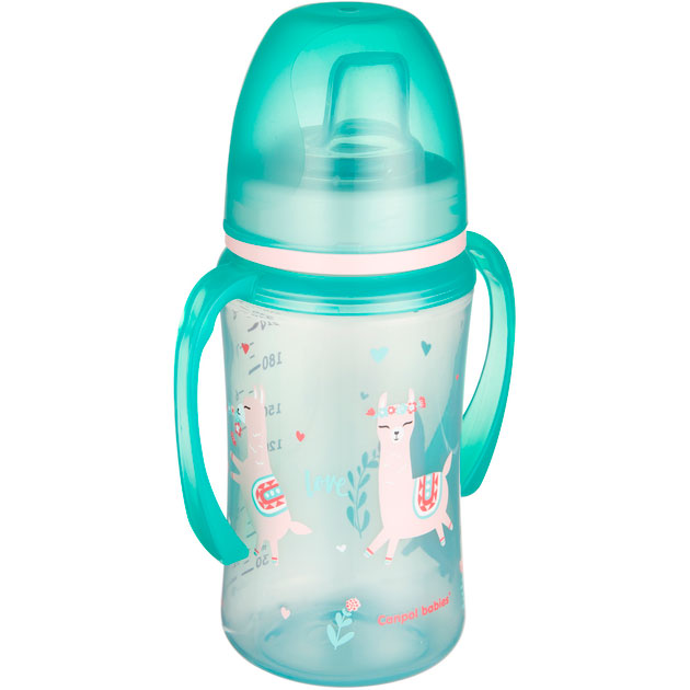 Поилка Canpol Babies EasyStart Sweet Fun 240 мл Green (35/208_gre) Дополнительно можно использовать в микроволновой печи