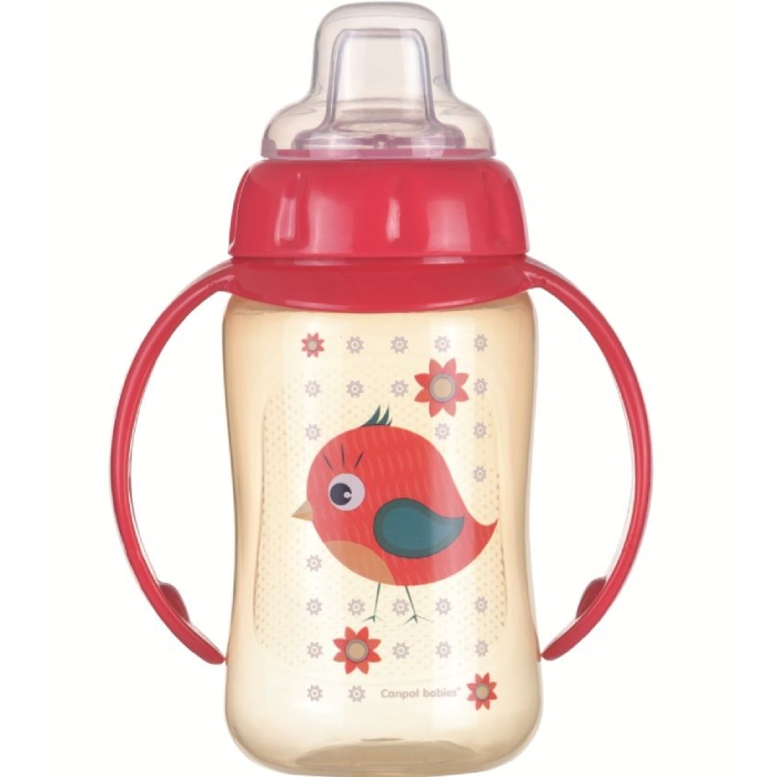 Поилка CANPOL BABIES Cute Animals Птичка (56/512_red) Дополнительно BPA free