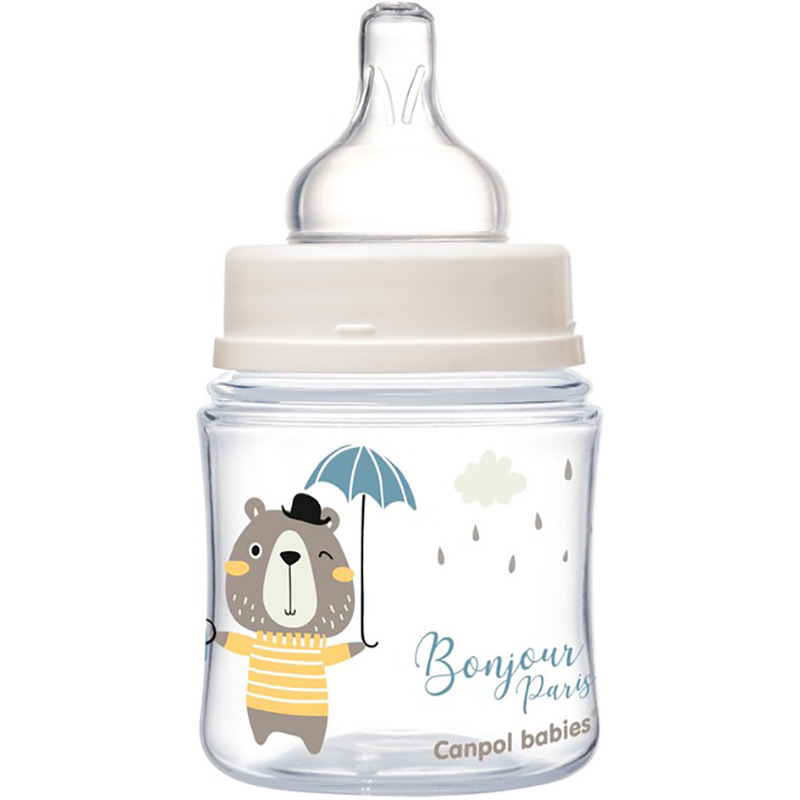 Бутылочка для кормления CANPOL BABIES PP Easystart Bonjour Paris 120 мл BLue (35/231_blu) Тип бутылочка