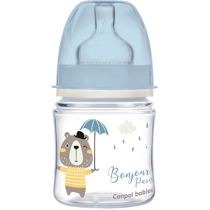 Бутылочка для кормления CANPOL BABIES PP Easystart Bonjour Paris 120 мл BLue (35/231_blu)