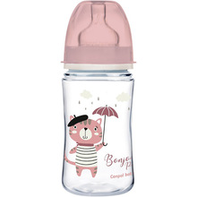 Пляшечка CANPOL BABIES PP Easystart Bonjour Paris Pink 240 мл (35/232_pin)