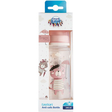 Пляшечка CANPOL BABIES PP Easystart Bonjour Paris Pink 240 мл (35/232_pin)