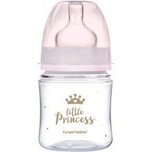 Пляшечка Canpol Babies Royal Baby з широким отвором 120 мл Pink (35/233_pin)