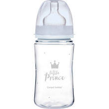 Пляшечка Canpol Babies Royal Baby з широким отвором 240 мл Blue (35/234_blu)