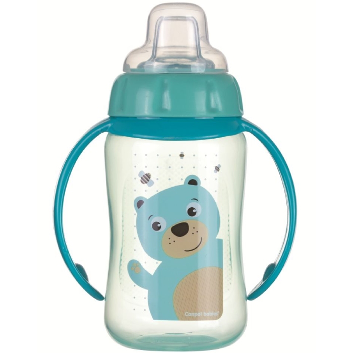 Поилка CANPOL BABIES Cute Animals Медвежонок (56/512_tur) Дополнительно BPA free