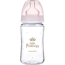 Бутылочка Canpol Babies Royal Baby с широким отверстием 240 мл Pink (35/234_pin)