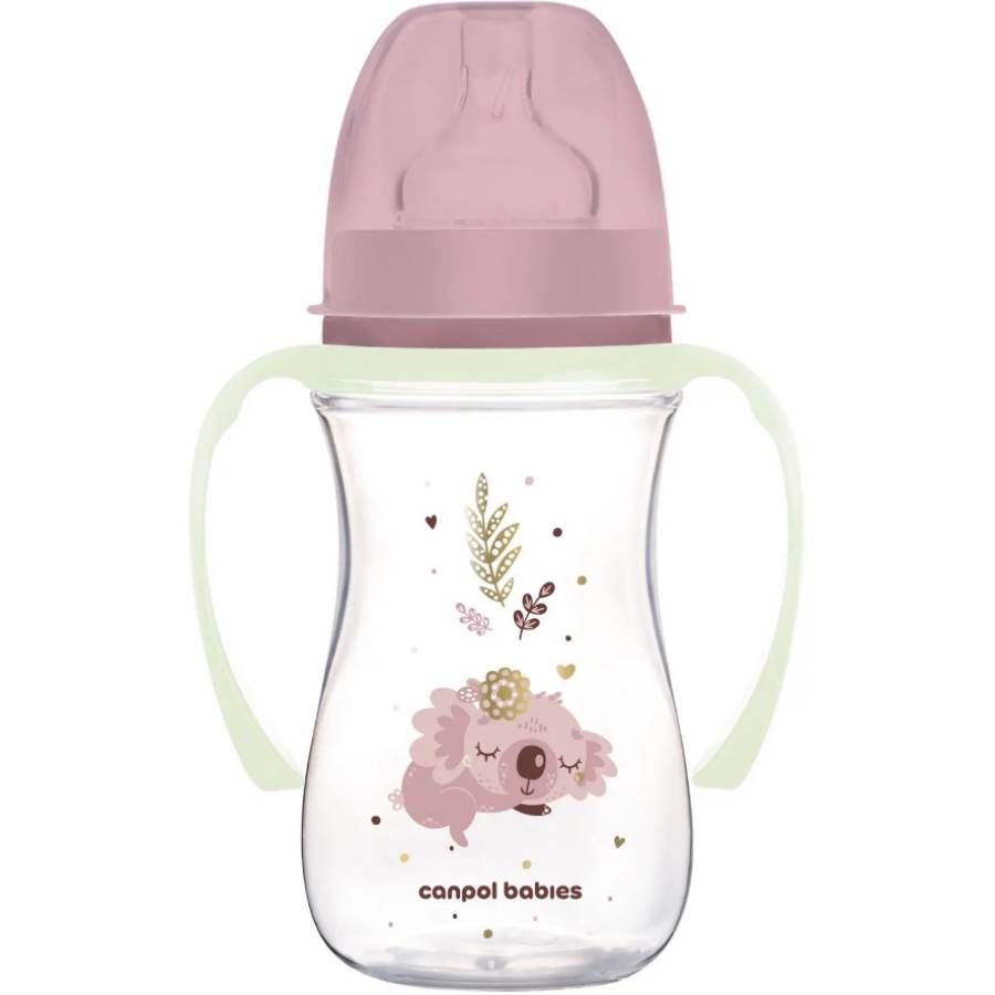 Пляшечка CANPOL BABIES Easystart Sleepy Koala 240 мл Pink (35/237_pin)