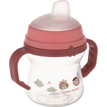 Бутылочка CANPOL BABIES тренировочная FirstCup BONJOUR PARIS Pink (56/612_pin)