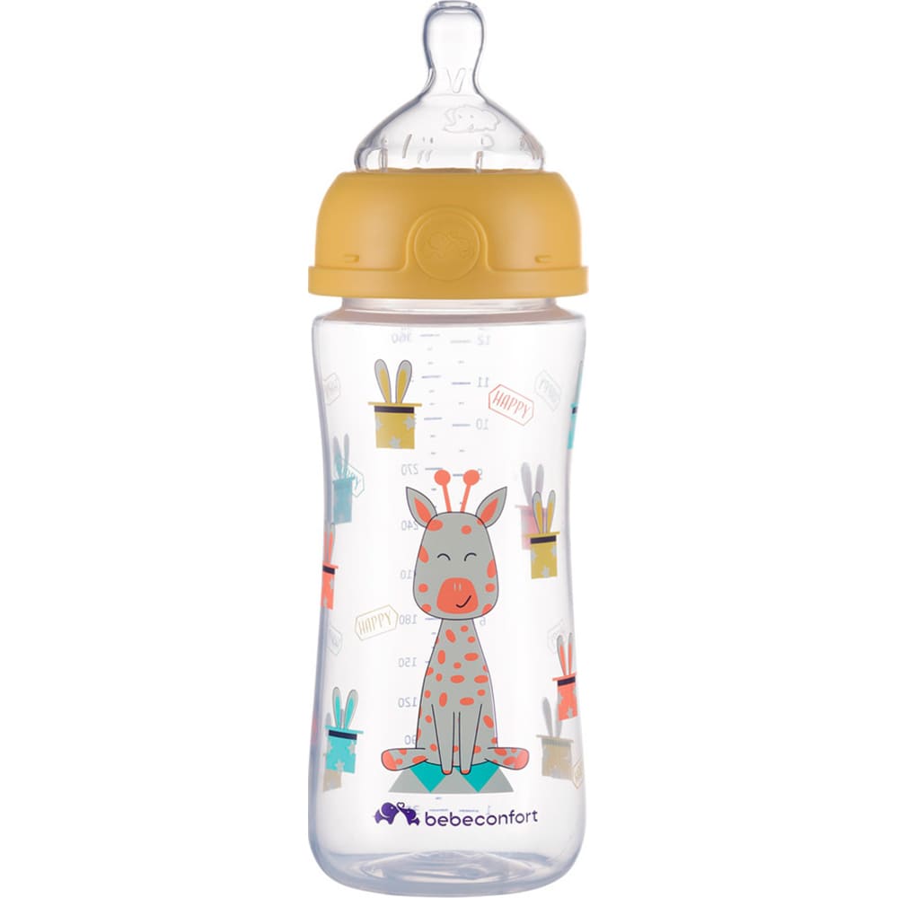 Пляшечка BEBE CONFORT EMO PP T2 FF 360 мл Yellow (3102202030)