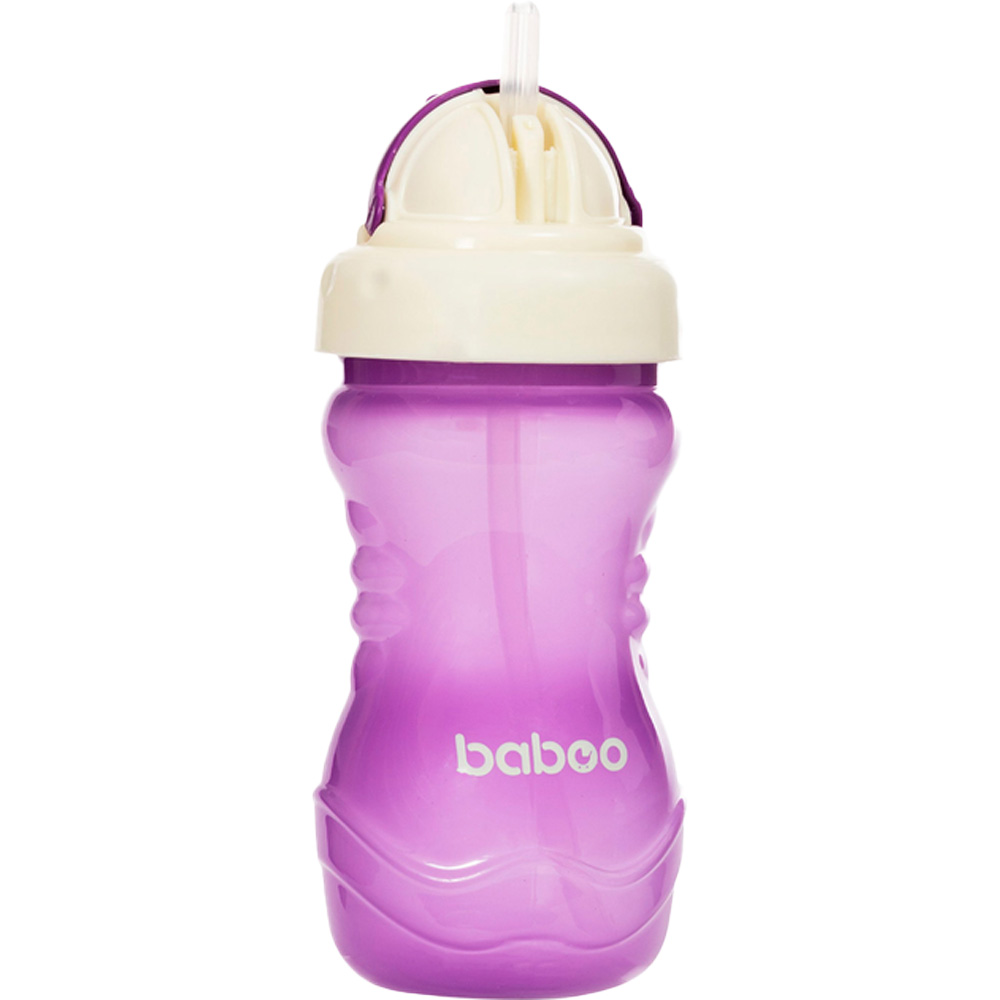 Чашка непроливайка BABOO 360 мл 9+ purple  (8-128)