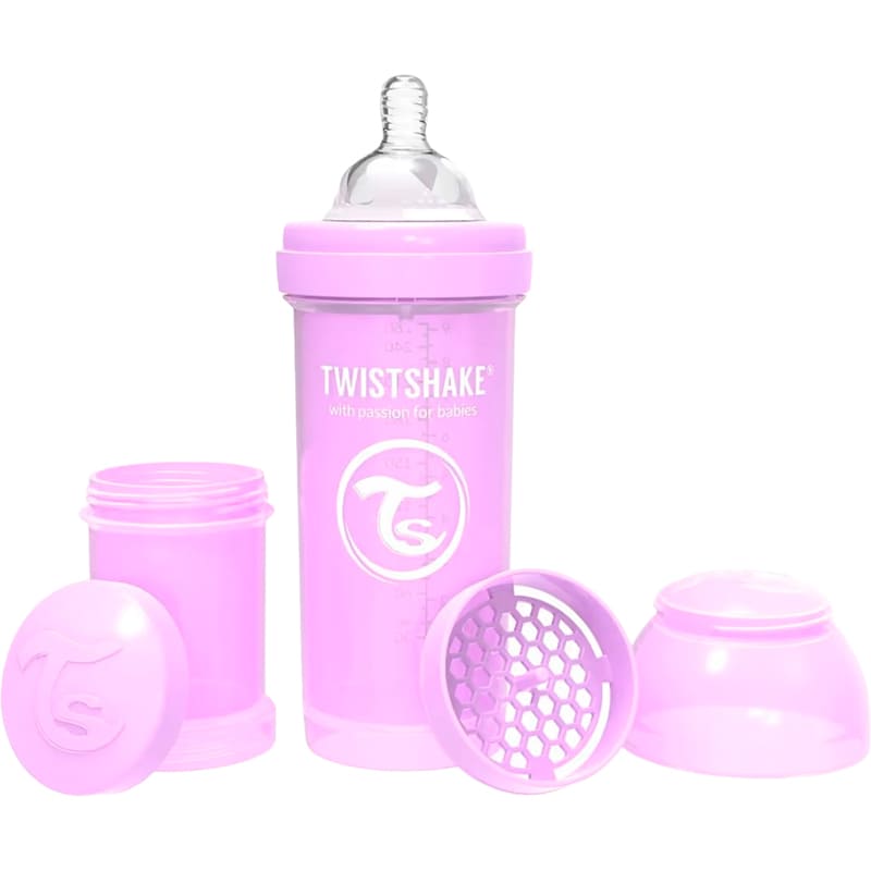 Набор бутылочек TWISTSHAKE 3 х 260 Value Pack Pink (78845) Комплектация 3 бутылочки по 260 мл; Сеточка для смешивания; Контейнер для прикорма