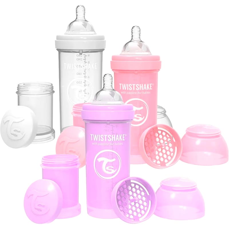 Набор бутылочек TWISTSHAKE 3 х 260 Value Pack Pink (78845)