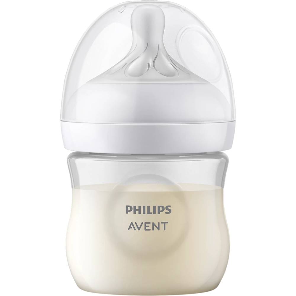 Набір Philips Avent Natural Response (SCD837/10) Комплектація Пляшечка 125 мл - 1 шт, соска із середнім потоком - 2 шт, пустушка ultra air 0-6 міс - 1 шт.