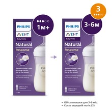 Бутылочка Philips AVENT Natural Естественный поток 260 мл (SCY903/01)