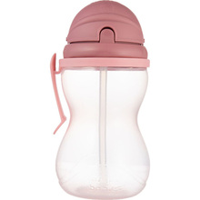 Пляшечка CANPOL BABIES з трубочкою 370 мл Pink (56/113_pin2)