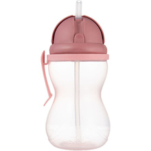 Пляшечка CANPOL BABIES з трубочкою 370 мл Pink (56/113_pin2)