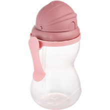Пляшечка CANPOL BABIES з трубочкою 370 мл Pink (56/113_pin2)