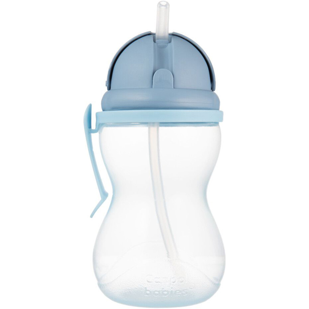Бутылочка CANPOL BABIES с трубочкой 370 мл Blue (56/113_blu2)
