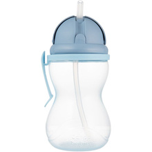 Бутылочка CANPOL BABIES с трубочкой 370 мл Blue (56/113_blu2)
