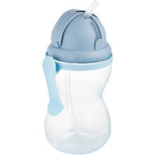 Бутылочка CANPOL BABIES с трубочкой 370 мл Blue (56/113_blu2)