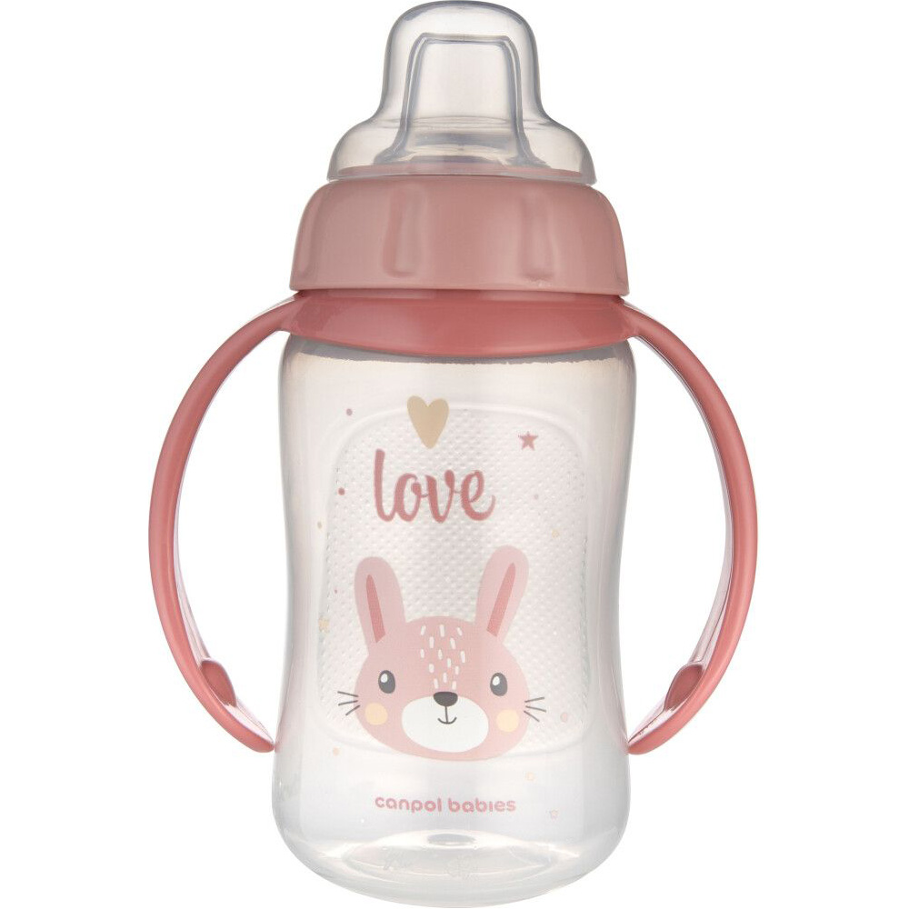 Поїлка CANPOL BABIES Cute Animals 320 мл Pink (56/512_pin2) Поїлка CANPOL BABIES Cute Animals 320 мл Pink (56/512_pin2)