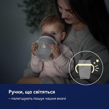 Кухоль непроливайка LOVI 360 250 мл Night&Day Rabbit (1/610)