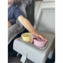 Кружка непроливайка MINIKOIOI Sip+Snack - Aqua Green / Powder Grey 180 мл (101100107)