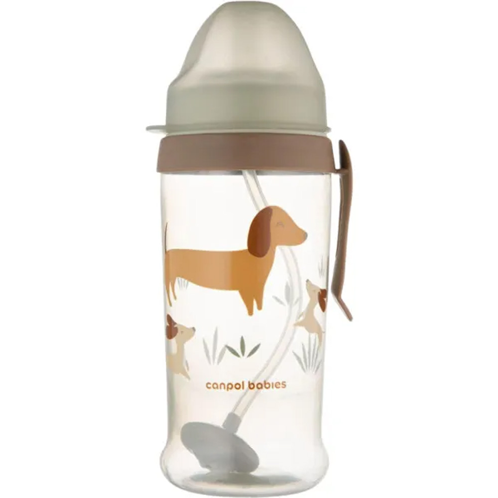 Поилка CANPOL BABIES DOGS 360 мл Brown (56/510_bro)
