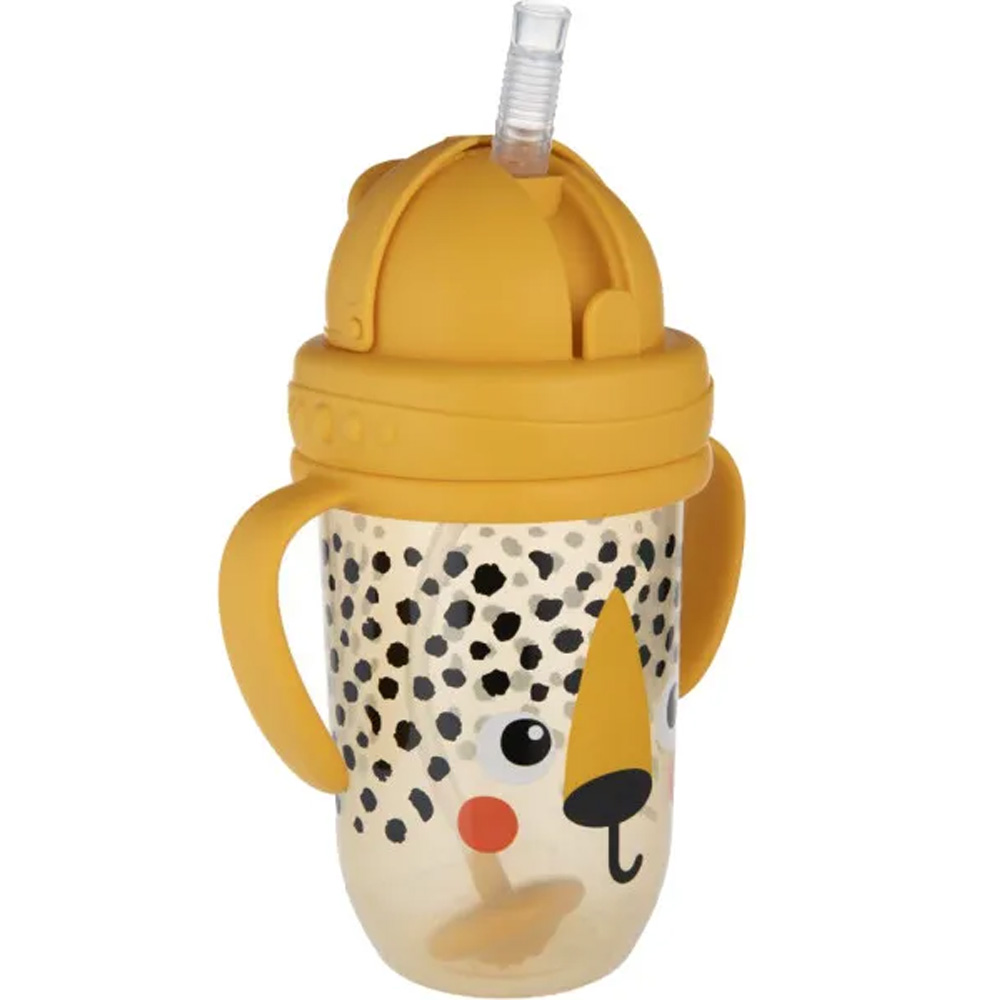 Поилка CANPOL BABIES BabiesBoo гепард 270мл Yellow (56/617_ora)