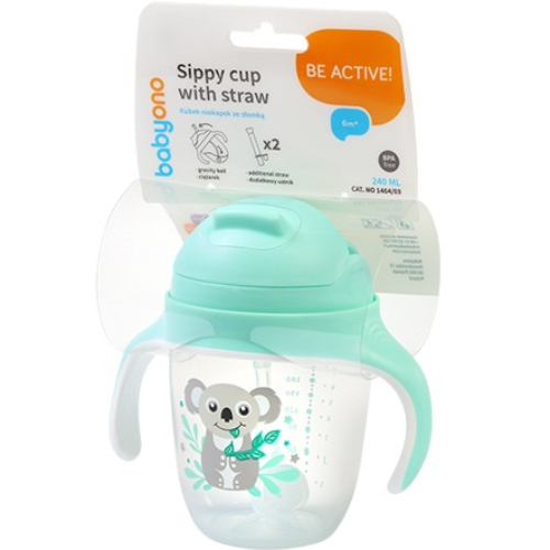 В интернет магазине Поилка BABYONO Коала 240 мл Mint (1464/03)