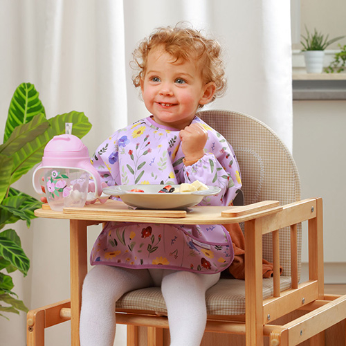 В Фокстрот Поилка BABYONO Цветочки 240 мл Lilac (1464/05)