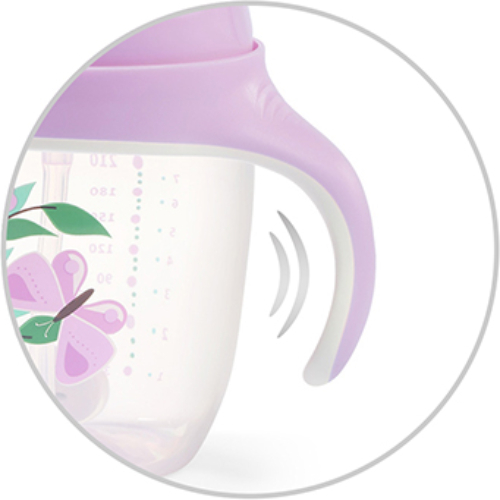 Внешний вид Поилка BABYONO Цветочки 240 мл Lilac (1464/05)