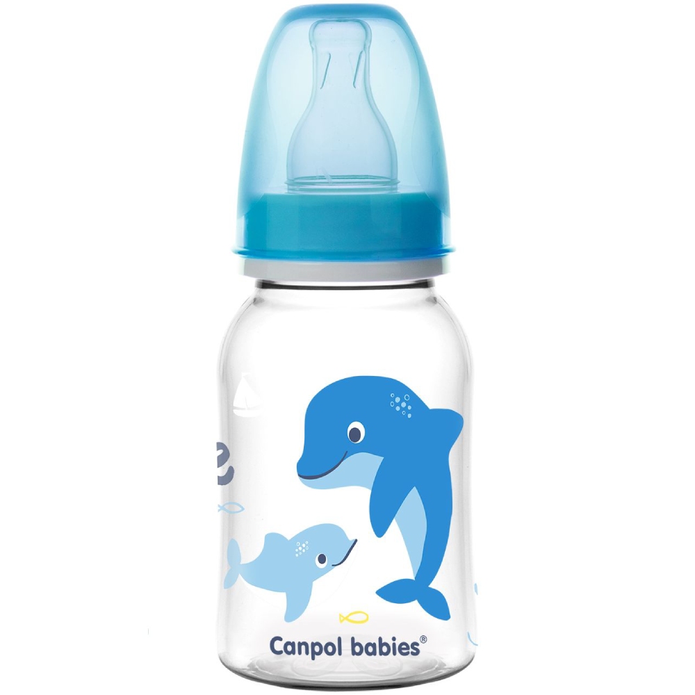 Бутылочка CANPOL BABIES PP LOVE&SEA 120 мл голубая (59/300_blu) Бутылочка CANPOL BABIES PP LOVE&SEA 120 мл голубая (59/300_blu)