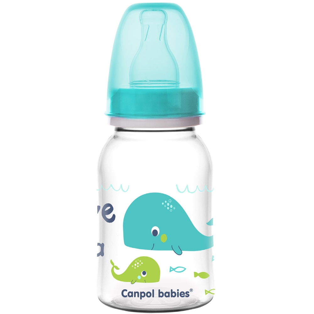Бутылочка CANPOL BABIES PP LOVE&SEA 120 мл бирюзовая (59/300_tur) Бутылочка CANPOL BABIES PP LOVE&SEA 120 мл бирюзовая (59/300_tur)
