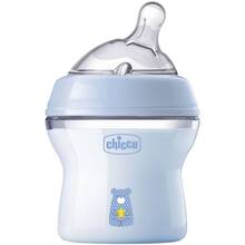 Бутылочка CHICCO Natural Feeling Color 150мл 0 м + Blue (81311.20)