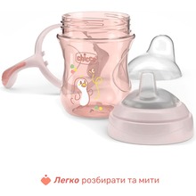 Поилка CHICCO Transition Cup 200 мл Pink (06911.15)
