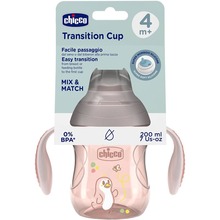 Поилка CHICCO Transition Cup 200 мл Pink (06911.15)