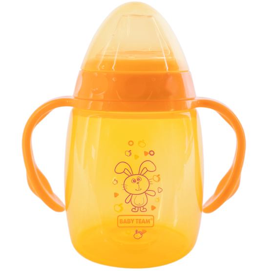Поилка BABY TEAM 250 мл Orange (5004)