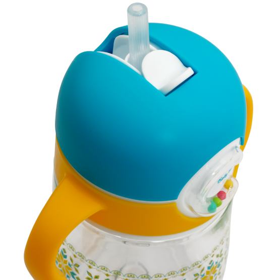 Поилка BABY TEAM 300 мл Blue/Yellow (5040) Для универсально