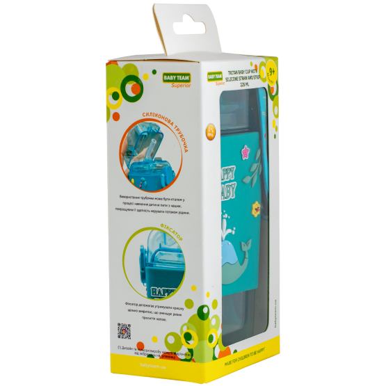 Заказать Поилка BABY TEAM 225 мл Turquoise (5091)