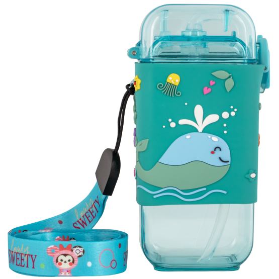 Поилка BABY TEAM 225 мл Turquoise (5091) Возраст ребенка, месяцев 9+