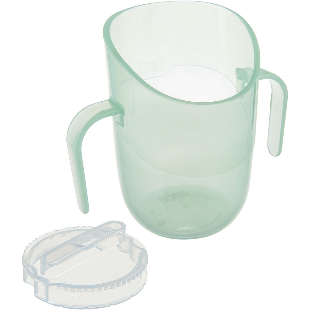 Поїлка LOVI 6 міс+ Pistachio (35/368_gre) Додатково вставка всередині гуртки уповільнює потік води, зменшуючи ризик захлинутися