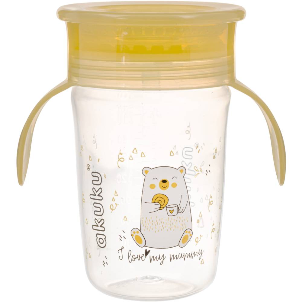 Чашка-непроливайка AKUKU A0670 Yellow