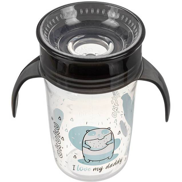 Чашка-непроливайка AKUKU A0671 Black Тип поилка