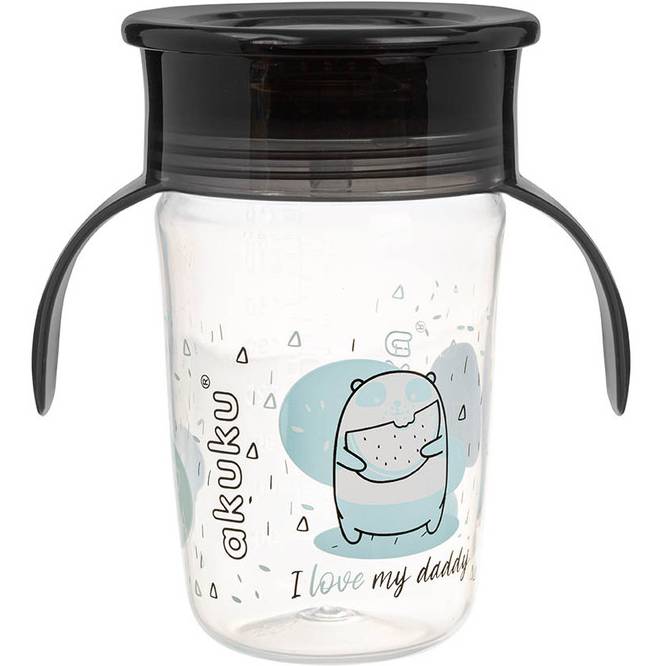 Чашка-непроливайка AKUKU A0671 Black