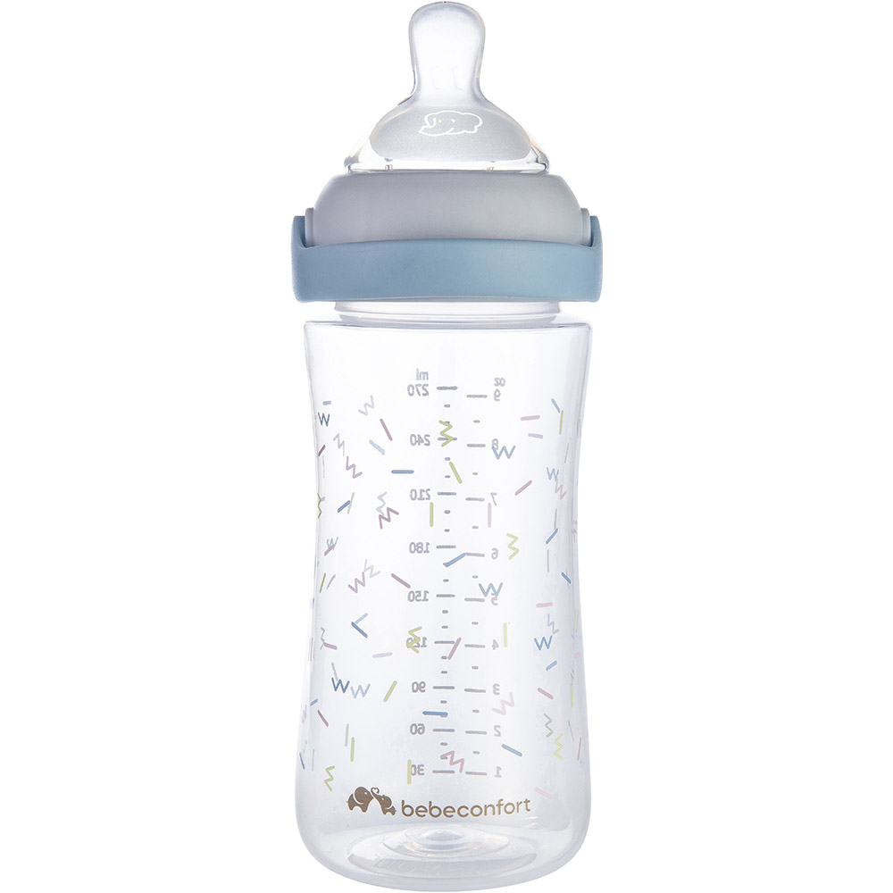 Бутылочка Bebe Confort Physio Air Confort 270 мл Blue (3102202160) Дополнительно Размер соски: M; С анатомической соской