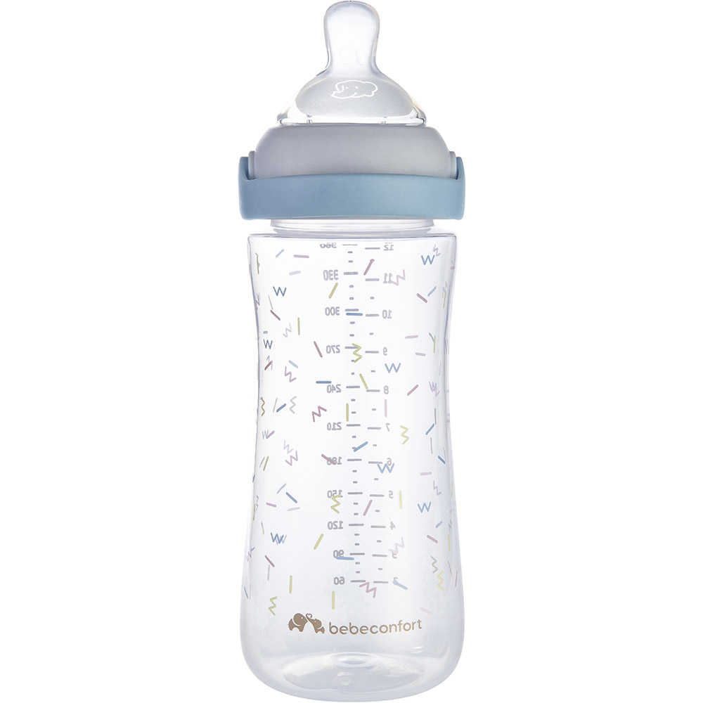 Бутылочка Bebe Confort Physio Air Confort 360 мл Blue (3102202180) Дополнительно Подходит для СВЧ; Подходит для посудомоечной машины; С анатомической соской