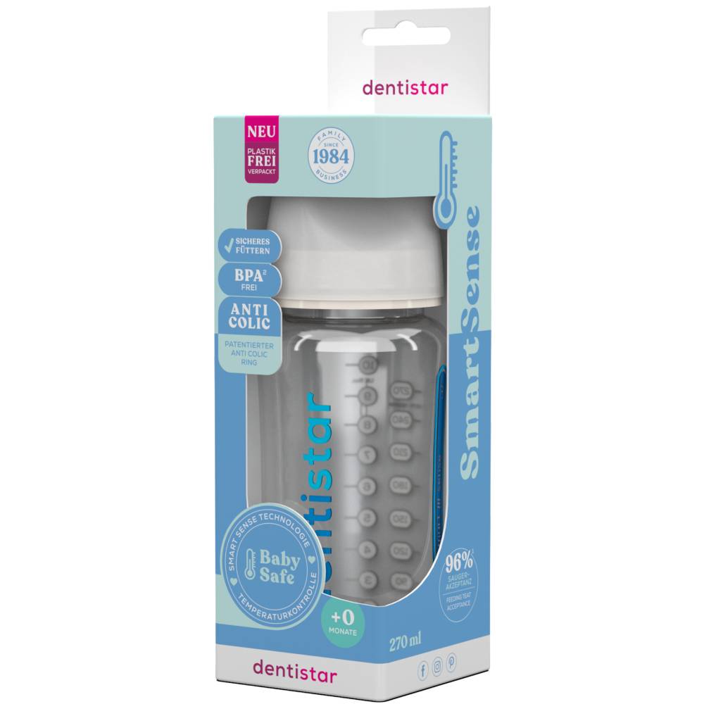 Бутылочка Dentistar Smart Sense 270 мл (49304) Тип бутылочка